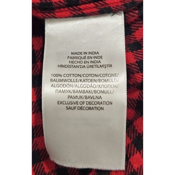 Ralph Lauren Long Sleeve Button Down Checked Double Faced Flannel Shirt Mens 3XB - Picture 7 of 7